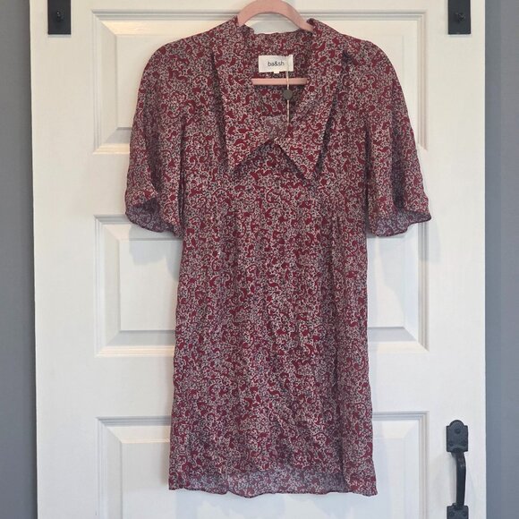 NWT: ba&sh: Robe School Short Print Dress - Picture 4 of 7